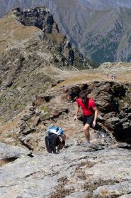 momenti di arrampicata