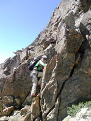 si sale tra camini, placche e fessure