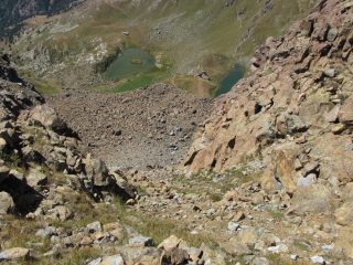 il canale di salita