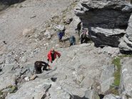 il tratto attrezzato sul Monte Cistella