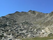 il tratto finale con la pietraia da risalire