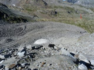 pietraia e con la freccia rossa il Revelli