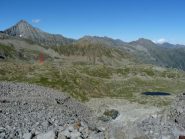 paesaggio intorno al Revelli (segnato con la freccia rossa)
