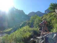 avvicinamento al rifugio