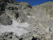 Canale di salita al Passo del Lago Gelato