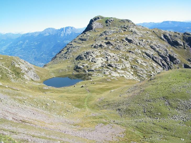 Il Lago e la Kleiner visti salendo alla Grosser Laugenspitze