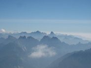 dalla vetta verso Dolomiti d'Oltrepiave