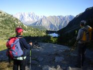 Lago di Arpy  e panorama visto dalla prima balconata.....