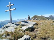 Da sin: Fleckner e Saxner dalla sommità senza nome