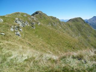 La Saxner e la Fleckner da poco sopra il Glaitner Joch