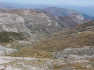 Il vallone con il Rifugio Mondovì 