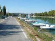 sulla ciclabile del Mincio nei pressi di Peschiera