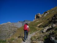 Salendo verso l'Avanzà