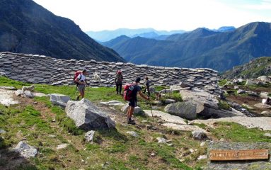 Passaggio all'alpe Laietto