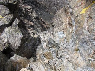 canalino per la discesa diretta