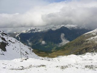 dal colle verso la Val D'Ayas