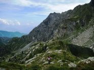 Arrivando al lago Molera