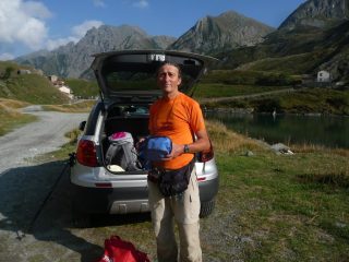 ecco i ramponi rimasti in macchina...