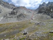 Inizio salita dopo ruscello