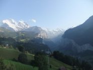 la stupenda vallata di Lauterbrunner