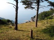 dal Col de Berceau vista su Mentone