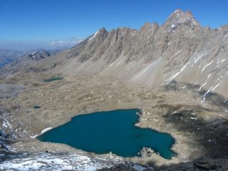 lago dei nove colori dalla Tete de Frema