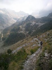discesa nel vallone del marguareis
