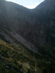tornante in salita