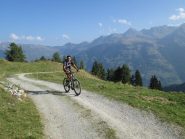 in salita verso il Col de Mille