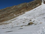 il traverso sul primo ghiacciaio