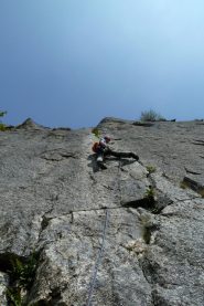 Antonio sul bel tiro della fessura