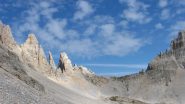 La Forcella dei Campanili in lontananza...