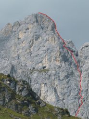 tracciato della via