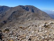 Il Monte Afendis Christos (o Madhara) visto dalla vetta
