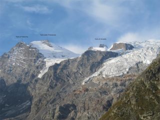 Panorama salendo al bivacco