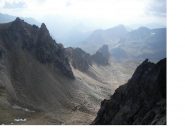 Il Gran Adritto al centro in basso dalla P. des Angelieres..