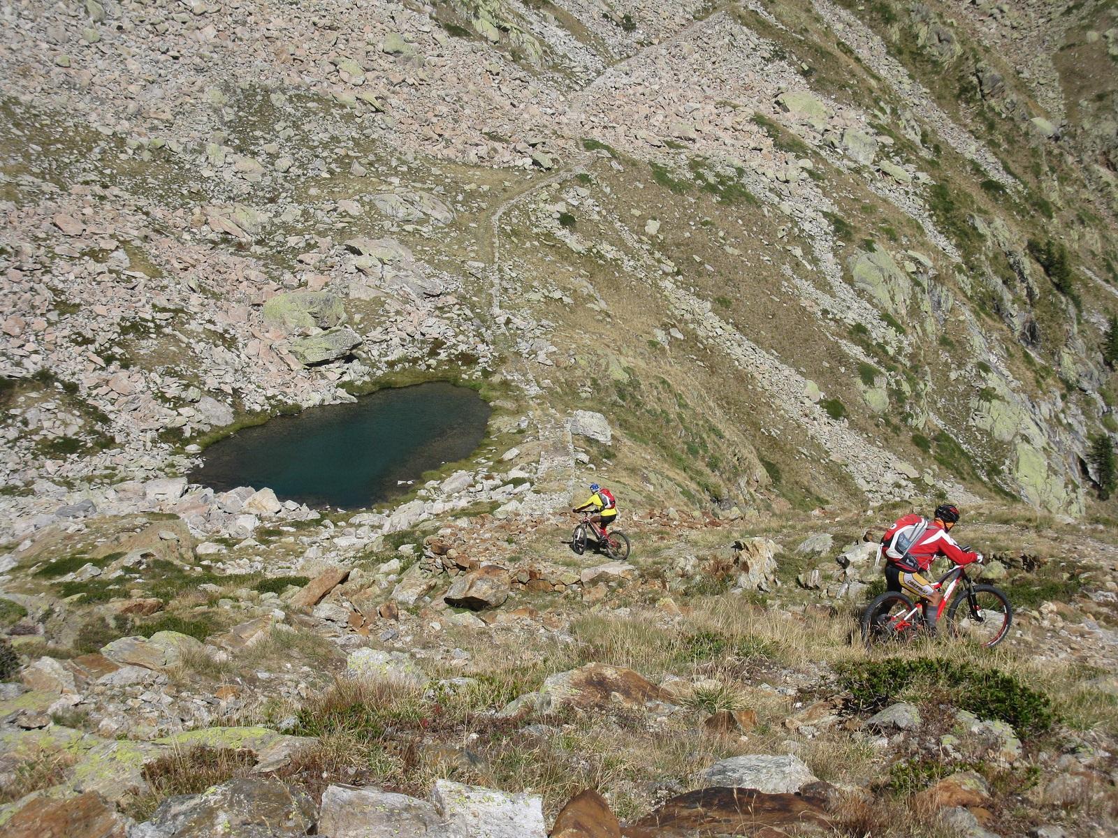 Piccola discesa dal primo colletto