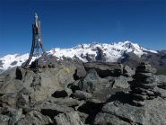 La cima e lo splendido panorama