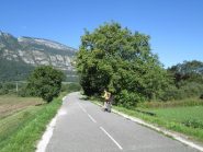 un tratto della ciclabile