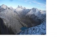 Les Aig. d'Arves e il Lac du Goleon..dalla cresta sud-ovest al Pic des Trois Eveches.