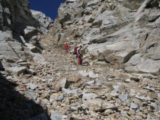 Cauta discesa del canalino