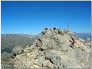 Vetta con Monte Bianco