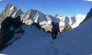 Il colletto da cui dovremo scendere in doppia