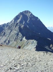 Terreno in prossimita' della cima, Tersiva sullo sfondo