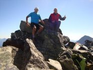 Carlo e Corrado in cima al Rafray mt. 3146