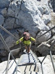 le scalette sotto la cima