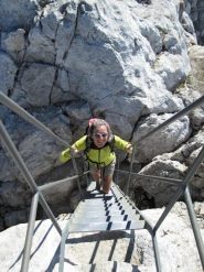 le scalette sotto la cima