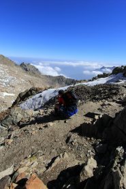 Sul Passo dei Detriti