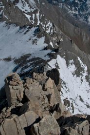 il punto più affilato della cresta