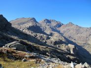 Da sx: Bel Plat, Invers del Lago Gelato e Monte Orso
